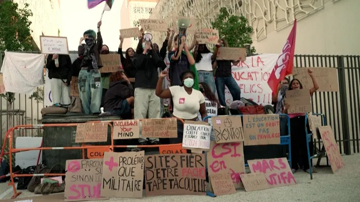 French High School Protests Escalate With Hundreds Arrested Amid Clashes