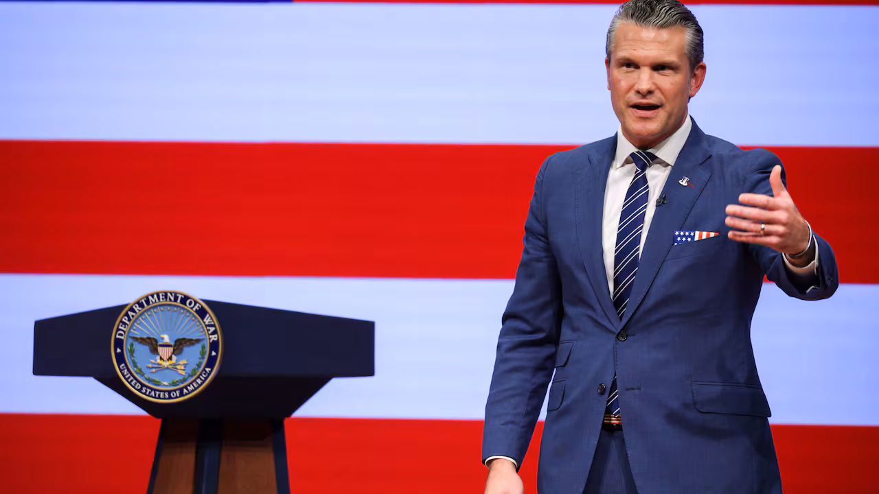 US Defense Secretary Hegseth Orders 20 Percent Cut to Pentagon's Top Brass