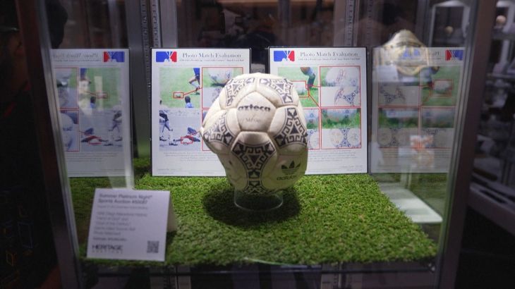 Maradona's 'Hand of God' Ball Sells for $3.35 Million at Auction