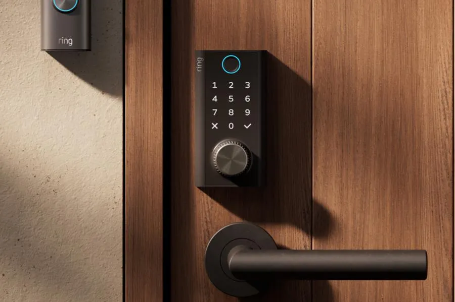 Ring launches its first smart lock with a battery backup crank