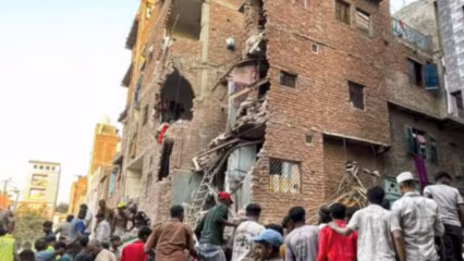 Three Killed as Seemapuri Building Collapses in Delhi, Rescuers Search Debris