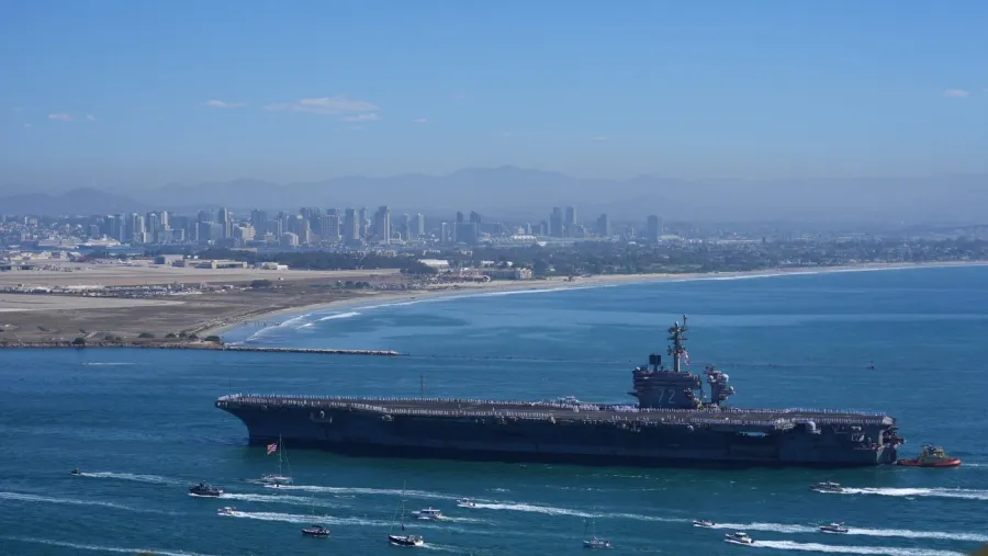 USS Abraham Lincoln Docks in San Diego After Grueling Iran Deployment