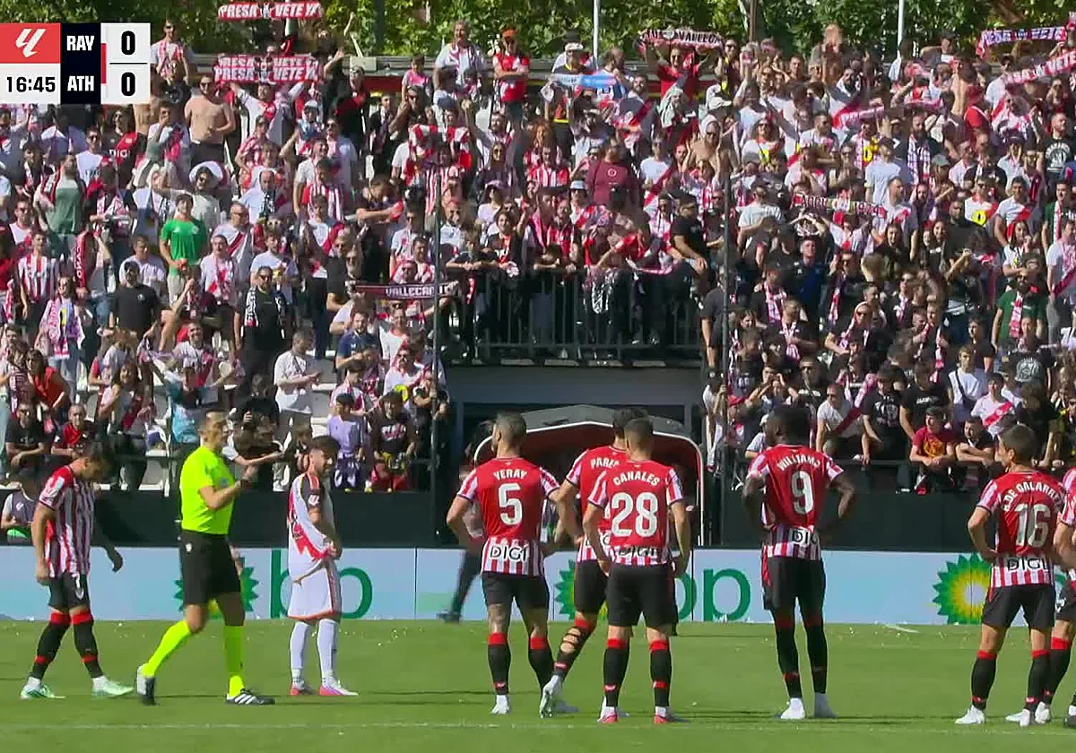Rayo Vallecano match against Athletic Club abandoned after fans throw objects