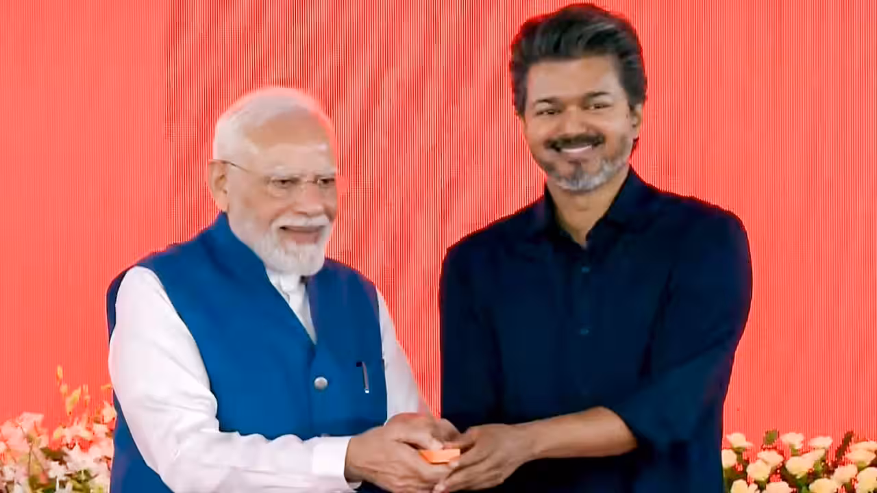 Modi Opens Chennai Metro Phase II Stretch, Rides With CM Vijay
