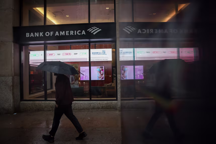 Bank of America profits fall after $1.2 billion Treasury penalty