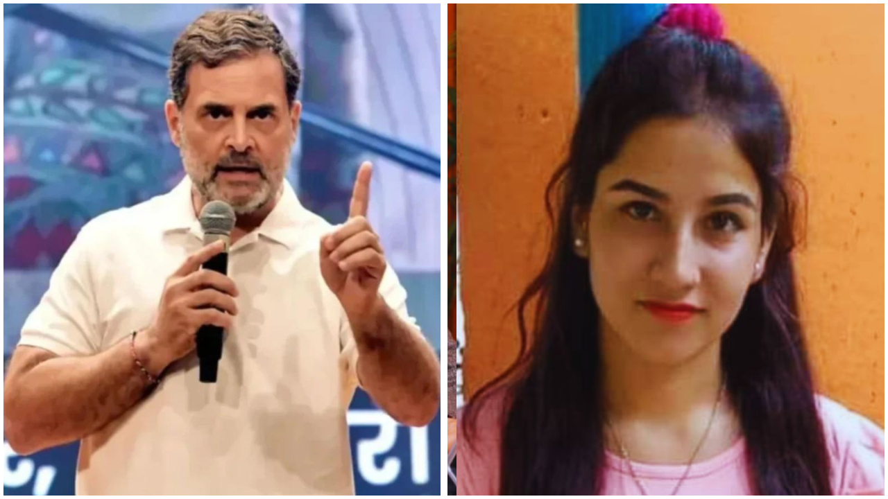 Rahul and Priyanka Gandhi Join Ankita Bhandari Parents' India Gate Protest