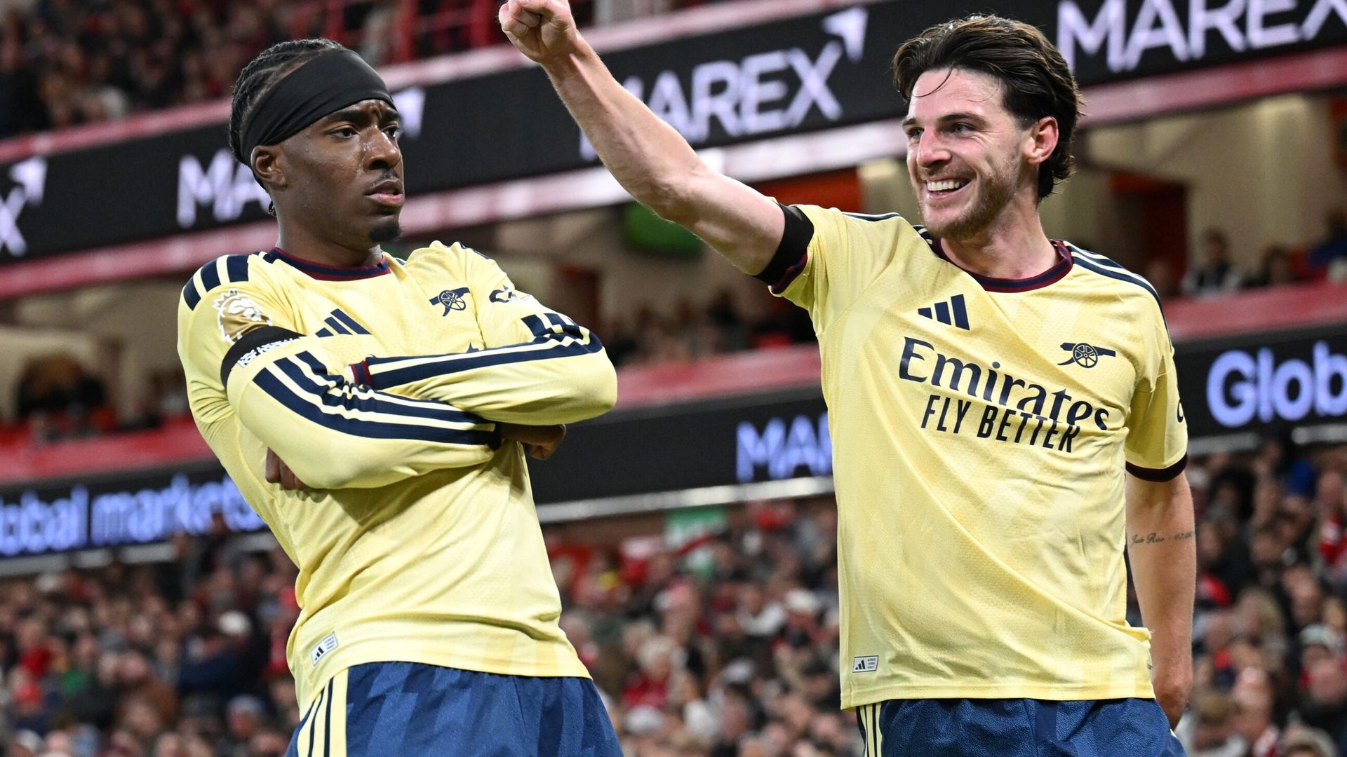 Arsenal beat Nottingham Forest as Madueke strikes late at City Ground
