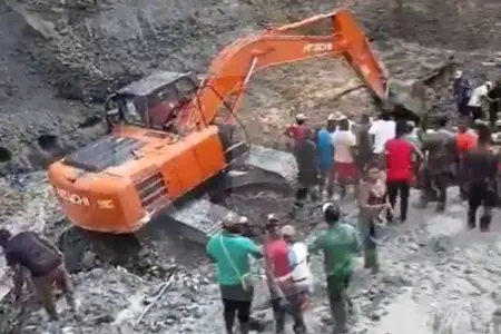 Illegal gold mine collapse in southwest Colombia kills at least 14