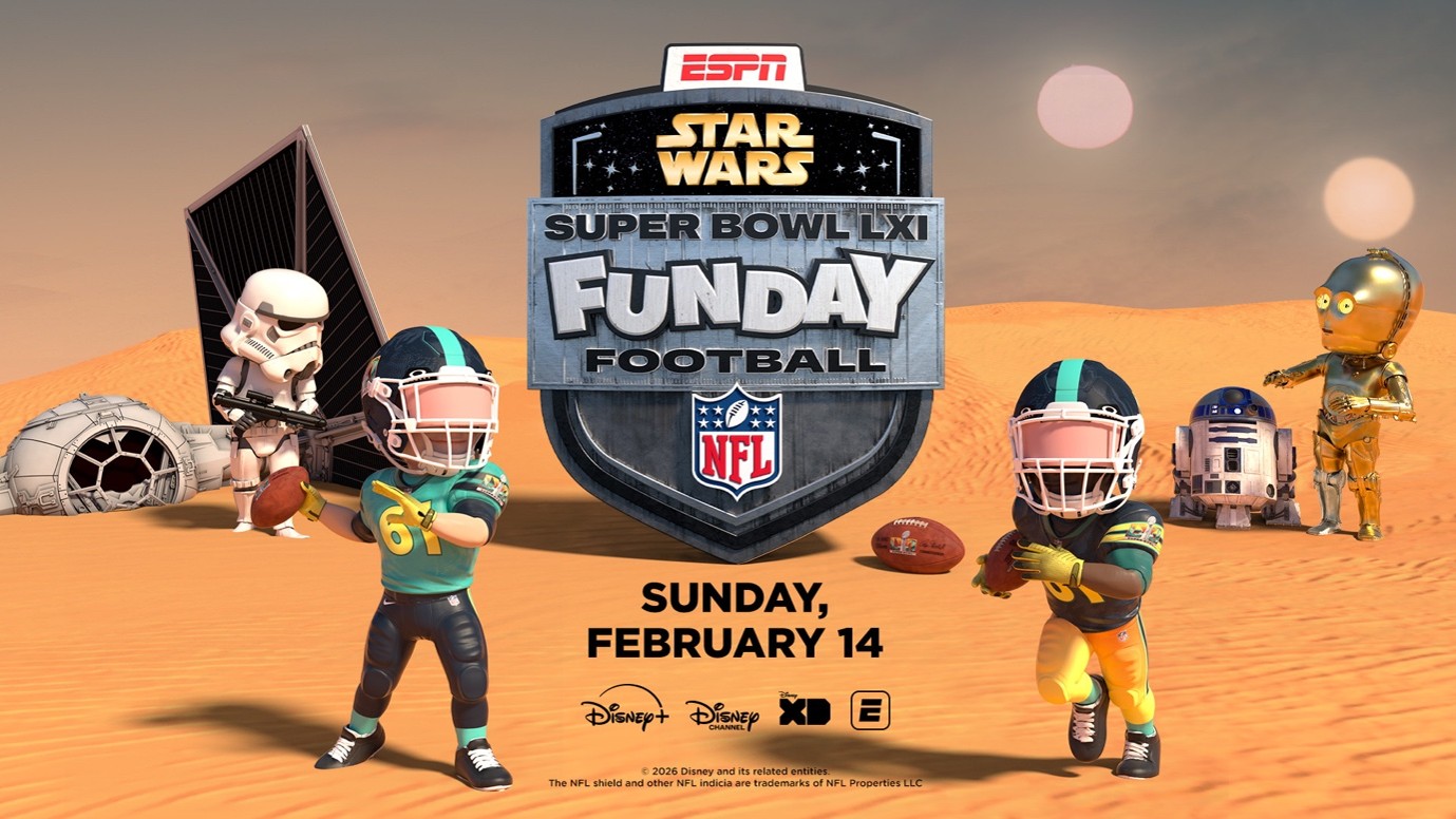 Star Wars Funday Football Will Bring Animated Telecast to Super Bowl LXI