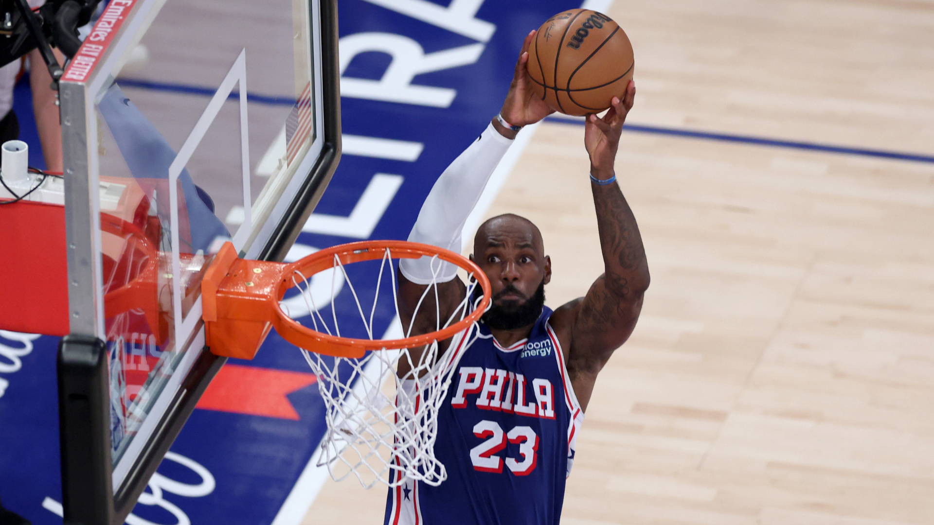LeBron James Wins Philadelphia 76ers Debut Against Champion New York Knicks