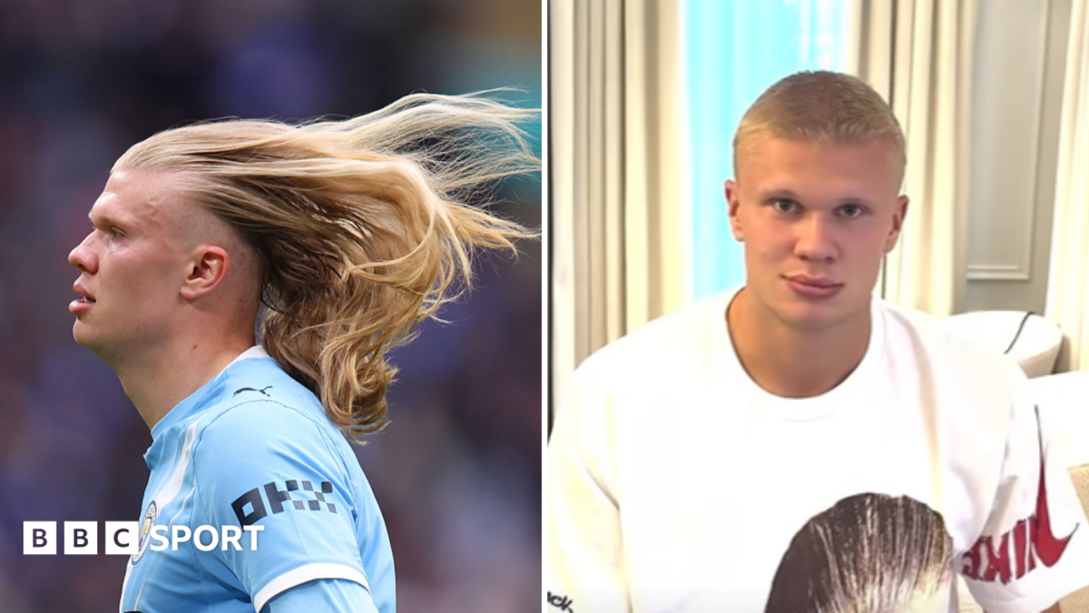 Erling Haaland Unveils Buzz Cut Before Manchester City Season Opener