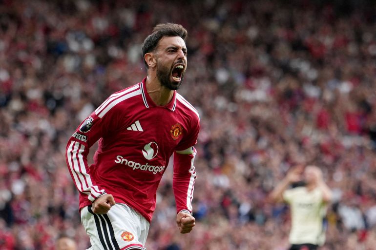 Bruno Fernandes Hat-Trick Leads Manchester United to 5-2 Comeback Over Ipswich
