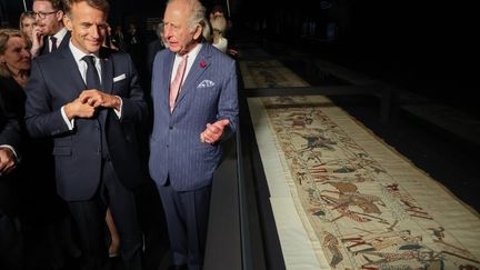 Macron, King Charles, and Burnham Mark Bayeux Tapestry Exhibition in London