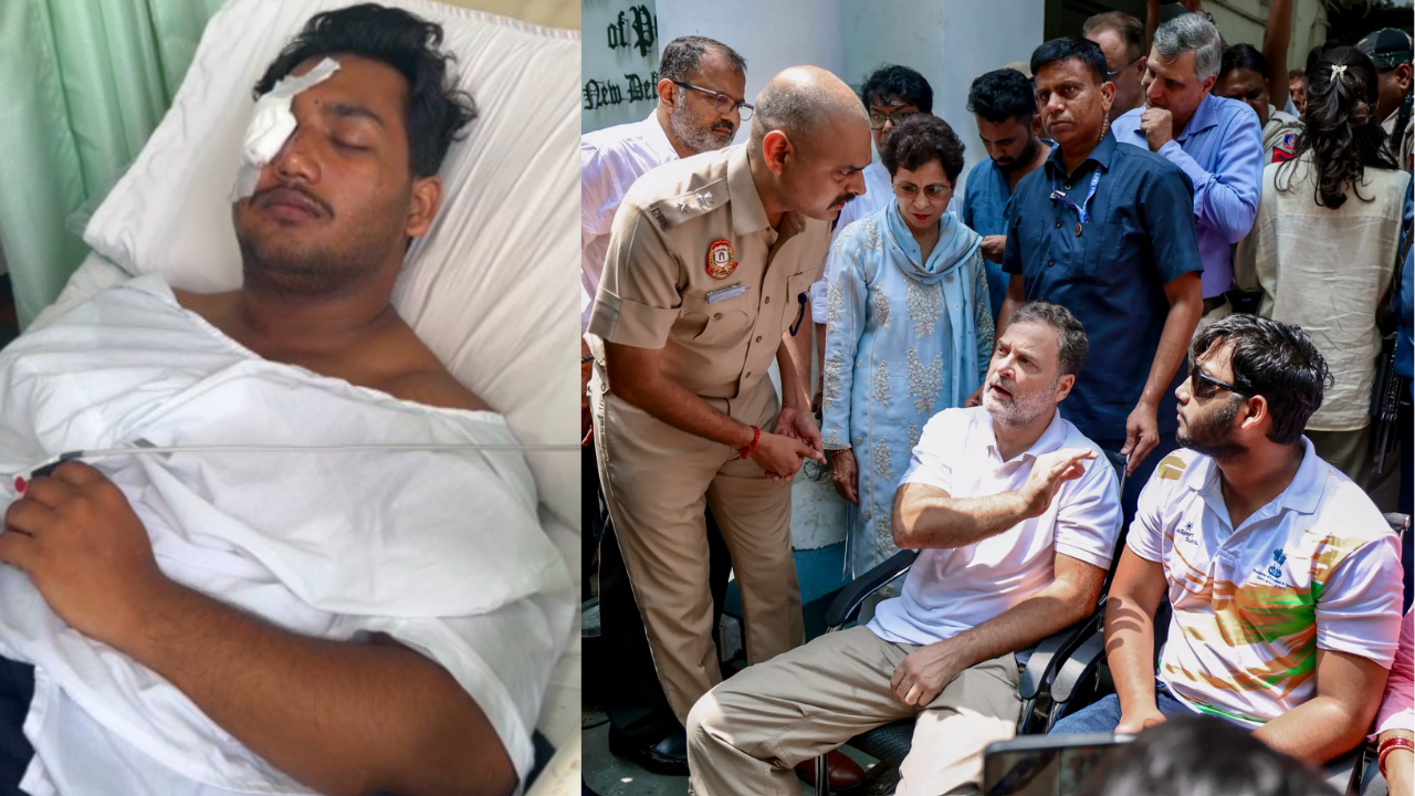 Rahul Gandhi's Sit-In Pushes Delhi Police to File FIR on Pellet Gun Injury