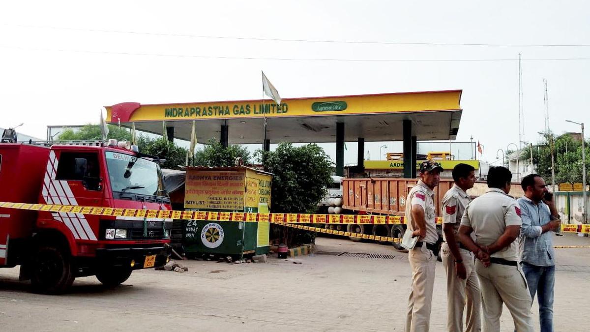Three Killed in CNG Cylinder Explosion at Delhi Tikri Kalan Fuel Station
