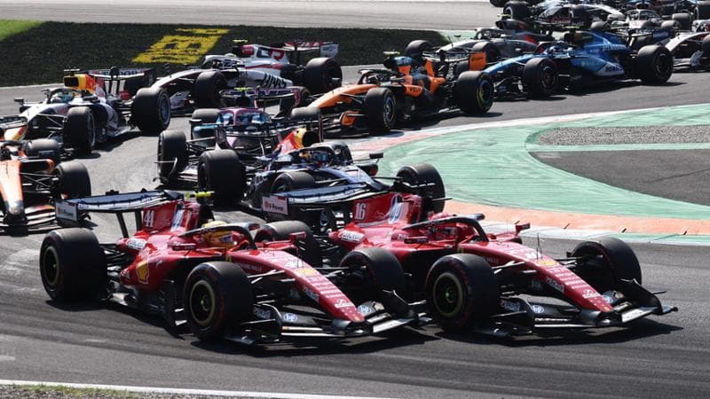 Charles Leclerc Crashes Out Early in Dramatic Italian Grand Prix at Monza