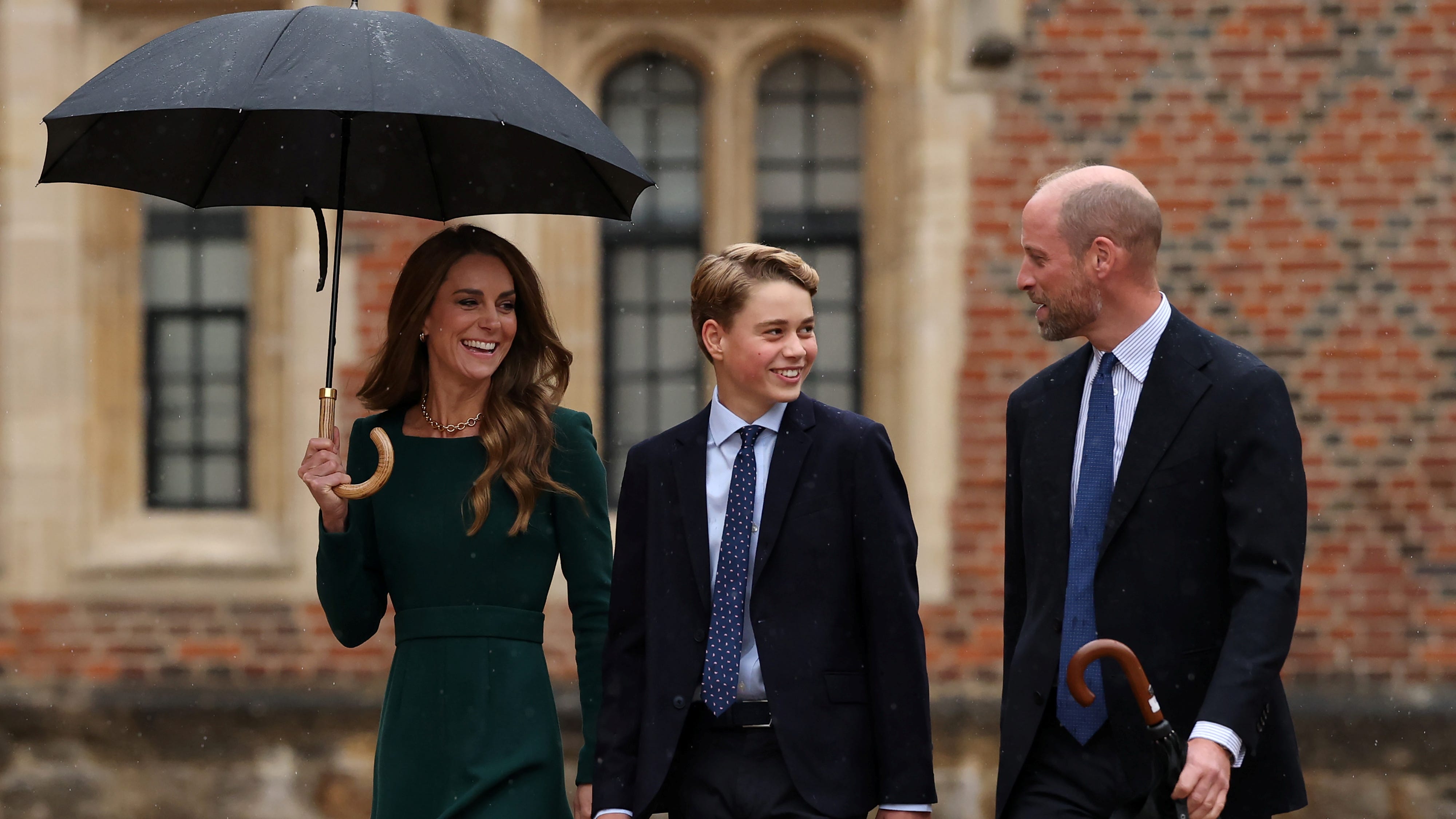 Prince George Begins His First Day at Eton College with Royal Support