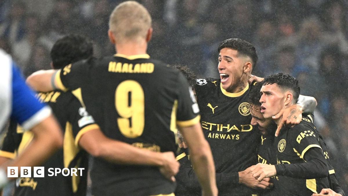 Erling Haaland Scores Twice as Manchester City Beat Porto in Champions League Opener