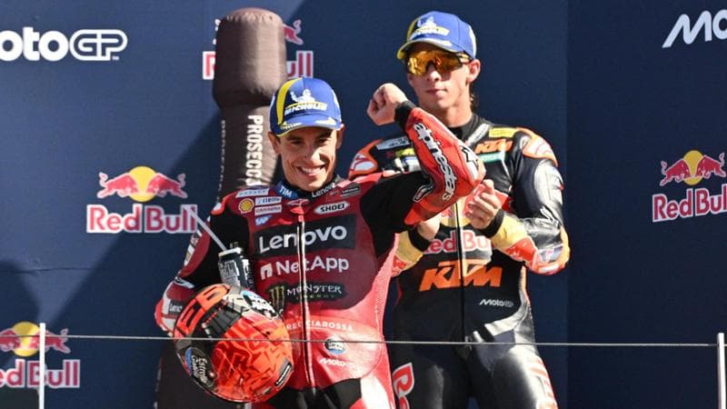 Marc Marquez Wins MotoGP San Marino Grand Prix After Bezzecchi Crashes From Pole