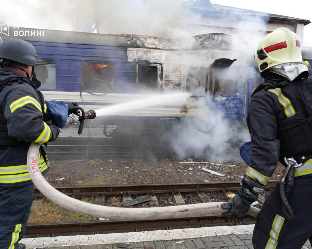 Russian Drone Strike Hits Kyiv-Warsaw Train Near Poland Border, Escalating Conflict