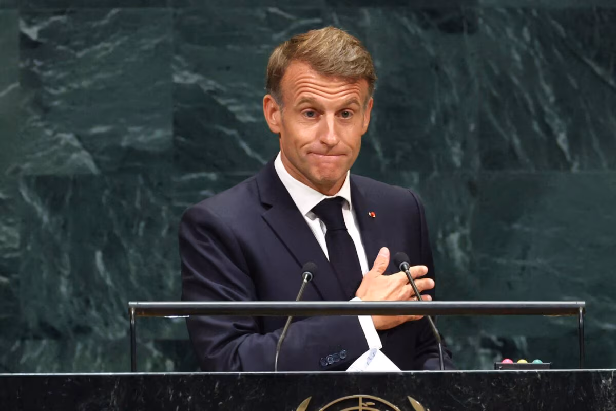 Macron Blasts Global Response to Gaza at UN, Sparks Israeli Rebuke