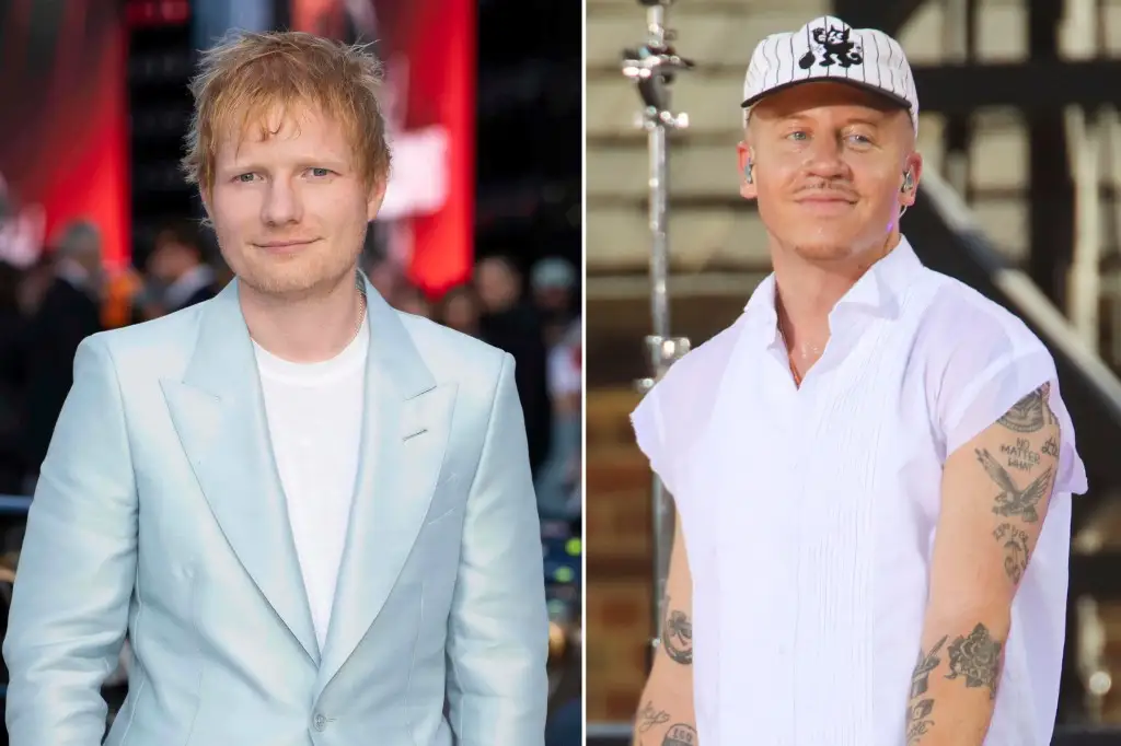 Ed Sheeran and Macklemore Split Over Gaza Comments Sparks Music Industry Storm
