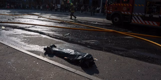 Russian Missile and Drone Attacks Kill Dozens Across Ukraine, Including Kiev and Odessa